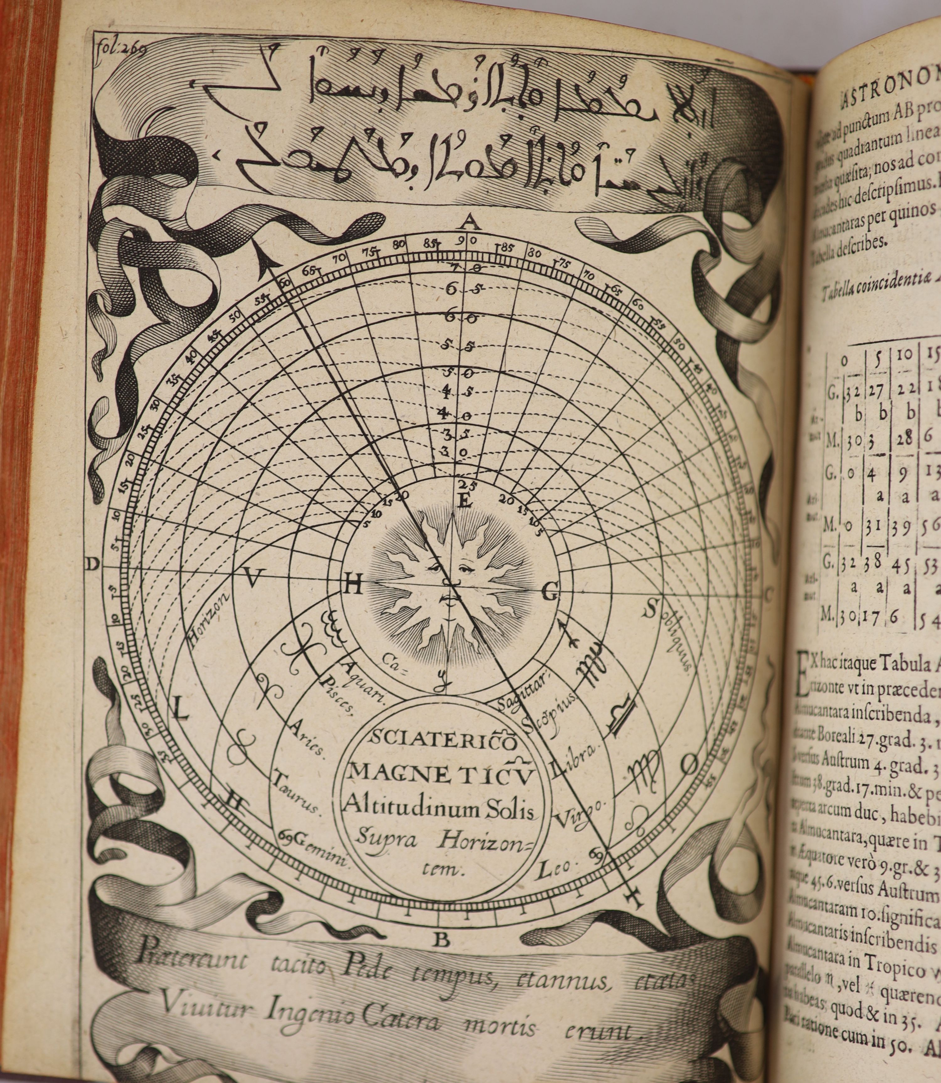 Kircher, Athanasius - Magnes sive de Arte Magnetica Opus Tripartitum ... editio secunda post Romanam multo correctior. 27 engraved plates (only, ex.29), many text illus. & diagrs (3 full page); (28), 798, (38) pp.; newly
